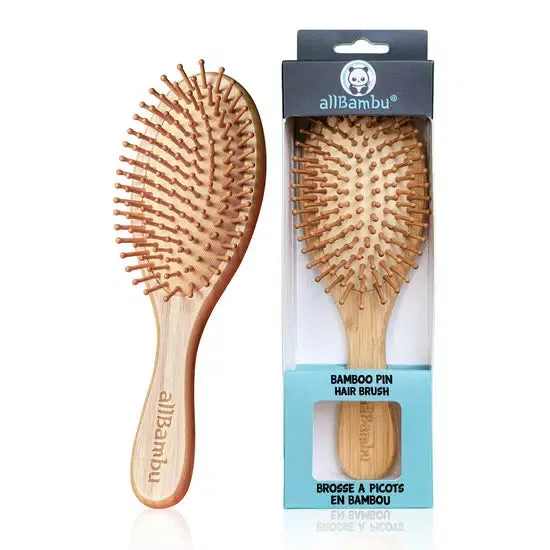 allBambu Bamboo Hairbrush