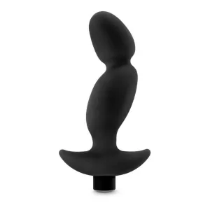 Anal Adventures- Platinum - Silicone Vibrating  Prostate Massager 04-Black