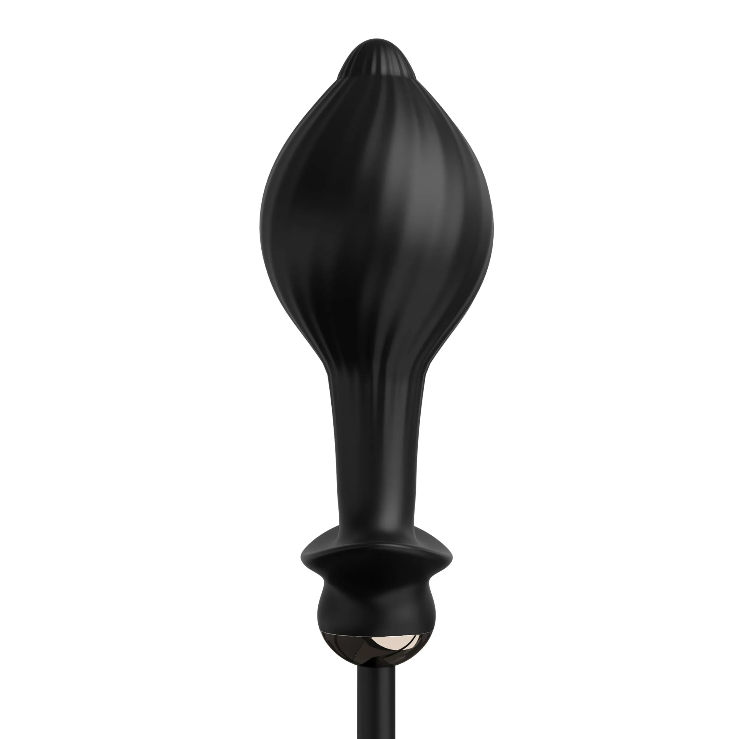 Anal Fantasy Elite Auto-Throb Inflatable Vibrating Plug - Black