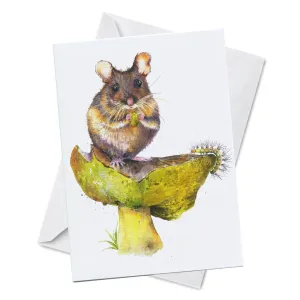 Animal Watercolour Greeting Card - Itty Bitty