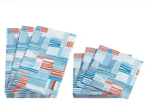 Annie Selke Block Stripe - Cocktail or Guest Towels