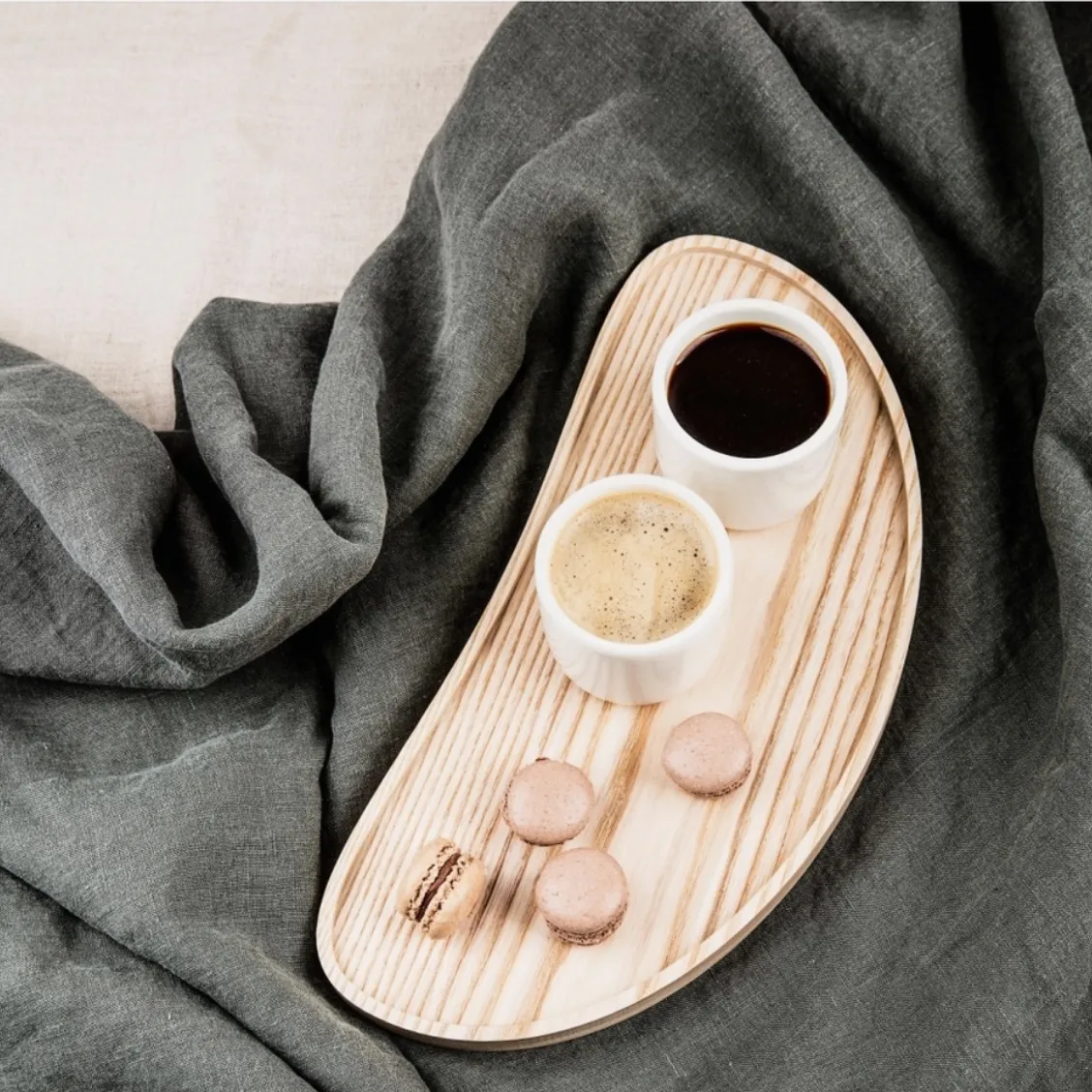 Ash Wood Bean Tray - Large