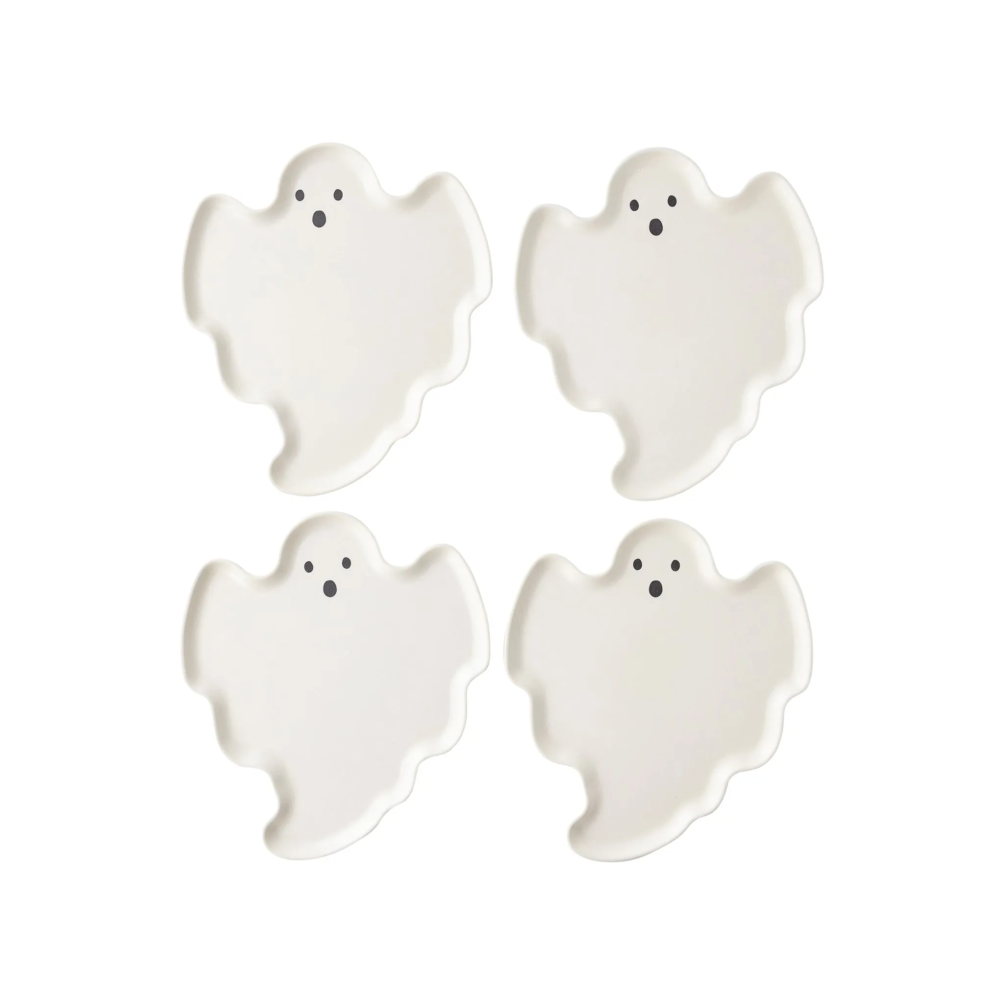 Bamboo Ghost Shaped Plate Set