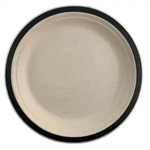 Black Sugarcane Plate 230mm 10pk