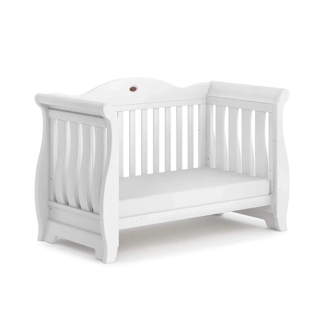 Boori Sleigh Royale Cot Bed - White