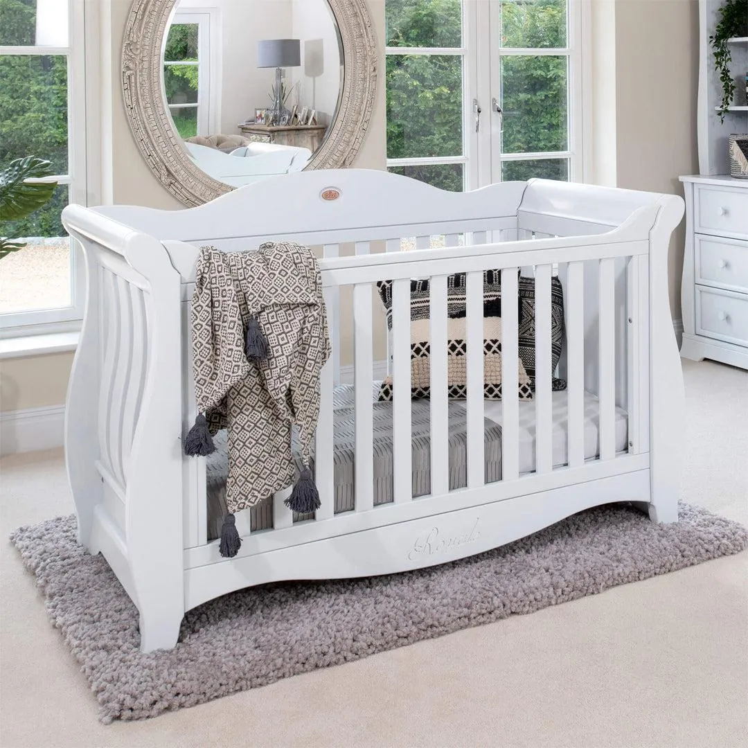 Boori Sleigh Royale Cot Bed - White