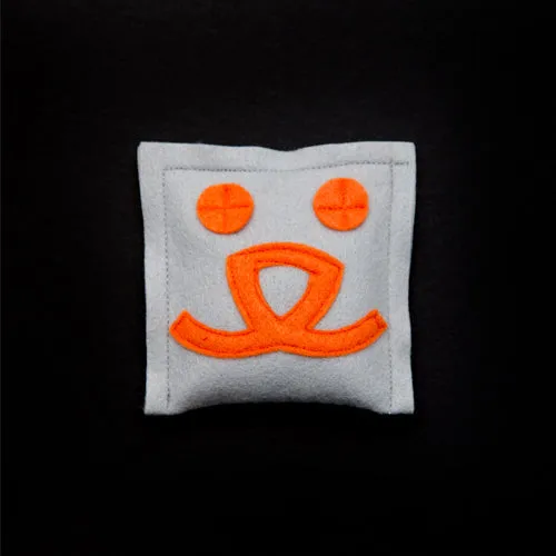 Catnip Kitty Toy, Orange Logo