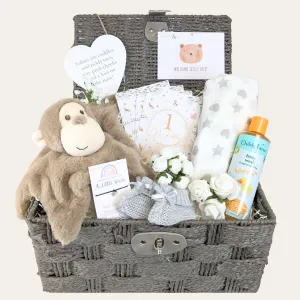 Cheeky Little Monkey New Mum and Baby Gifts Basket