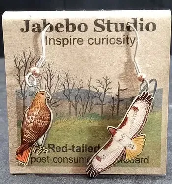 Eco-Friendly Bird Earrings by Jabebo Studio