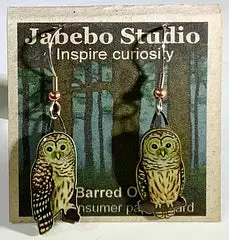 Eco-Friendly Bird Earrings by Jabebo Studio