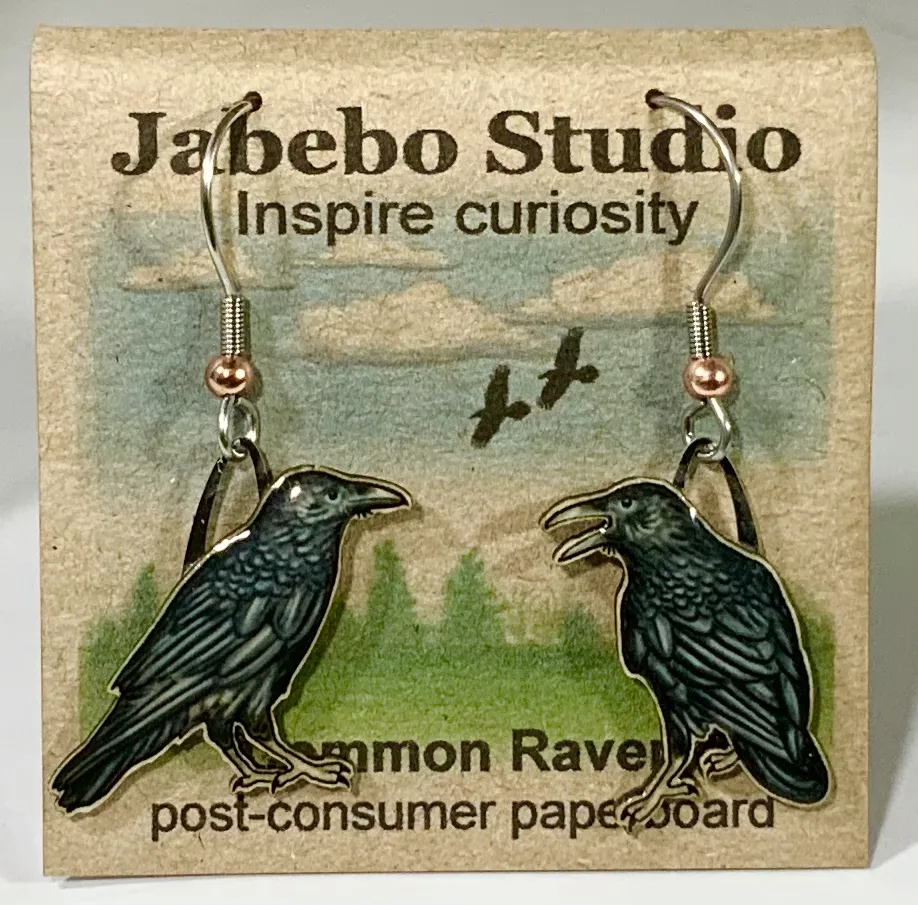 Eco-Friendly Bird Earrings by Jabebo Studio