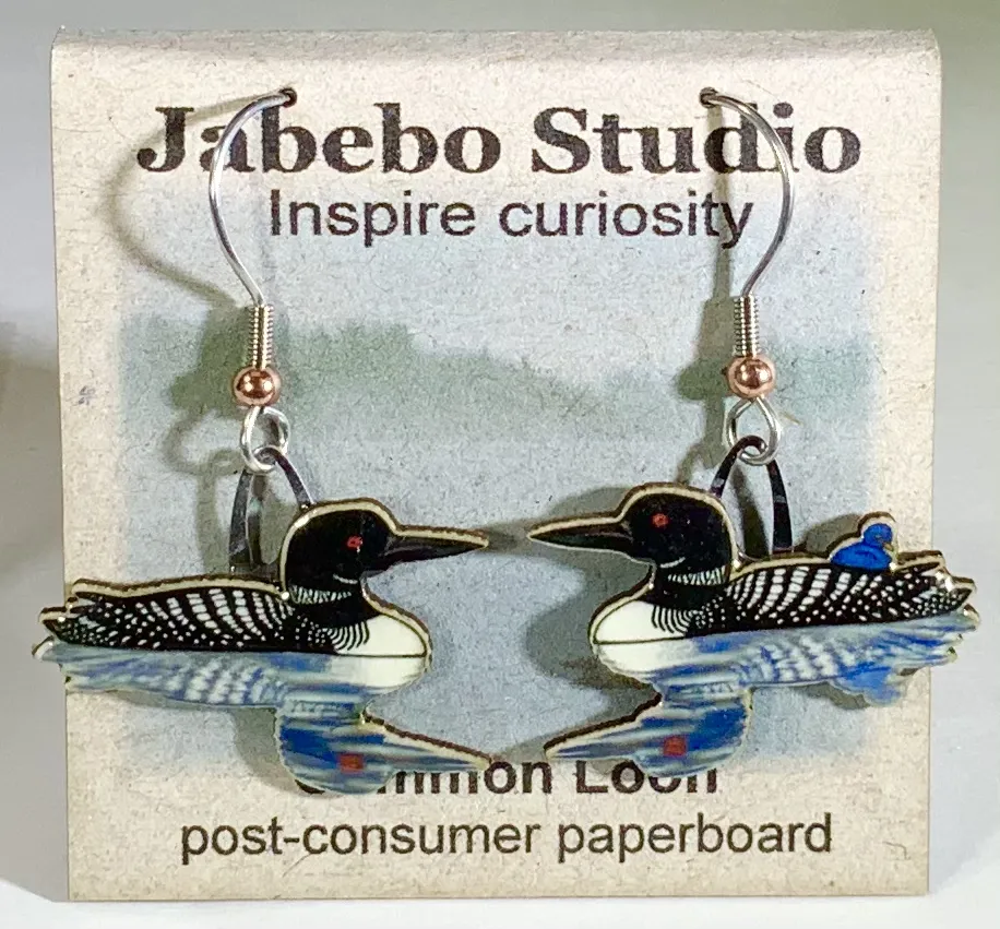 Eco-Friendly Bird Earrings by Jabebo Studio