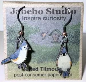 Eco-Friendly Bird Earrings by Jabebo Studio