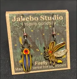 Eco-Friendly Bird Earrings by Jabebo Studio