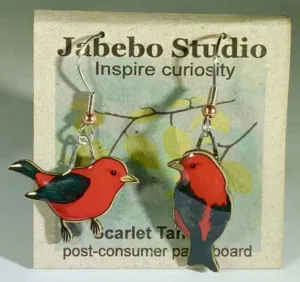 Eco-Friendly Bird Earrings by Jabebo Studio