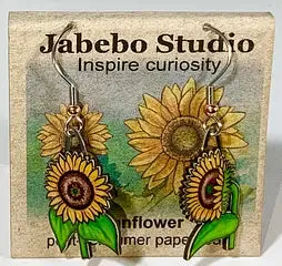 Eco-Friendly Bird Earrings by Jabebo Studio