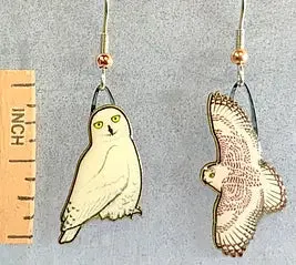 Eco-Friendly Bird Earrings by Jabebo Studio