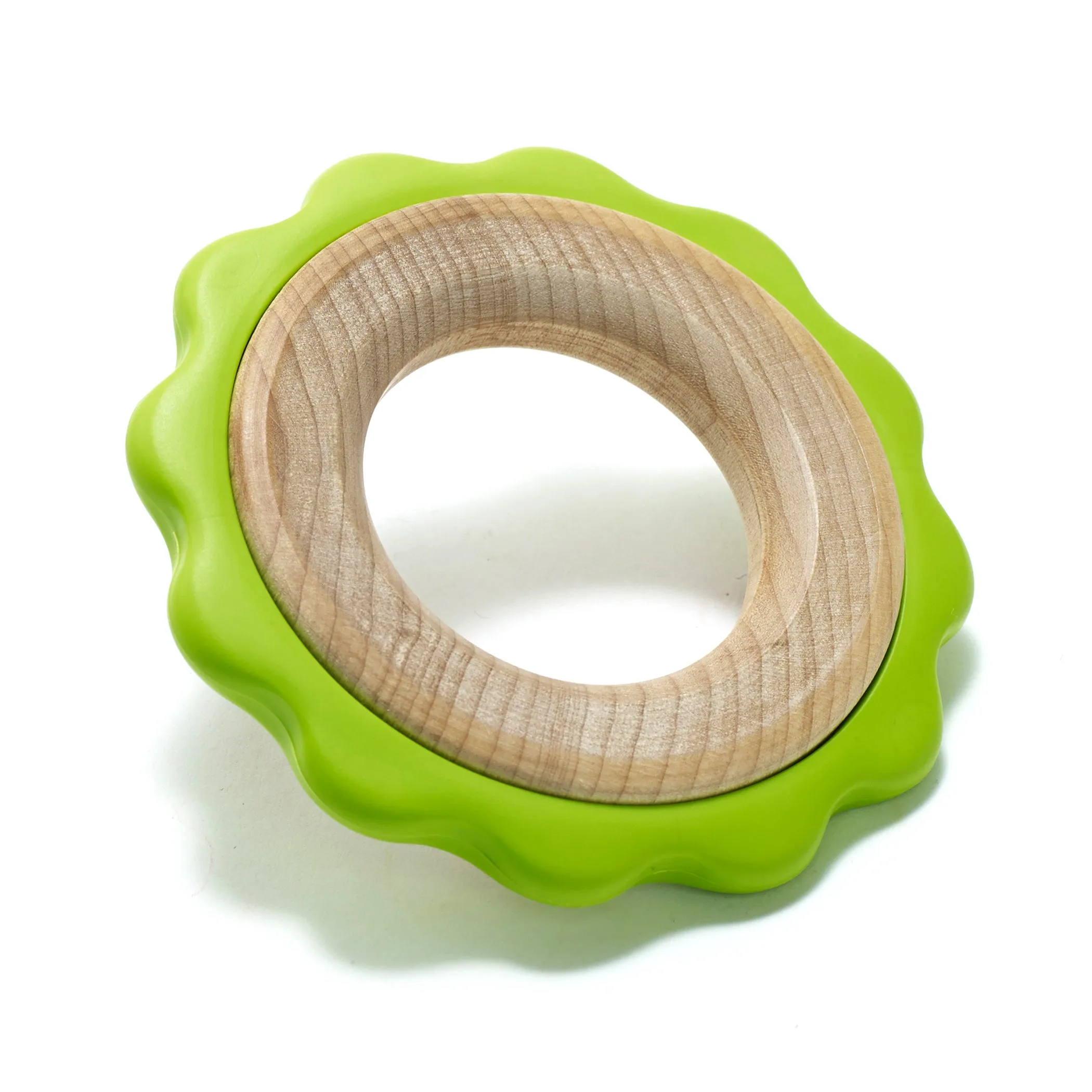 Eco-Friendly Green Ring Teether