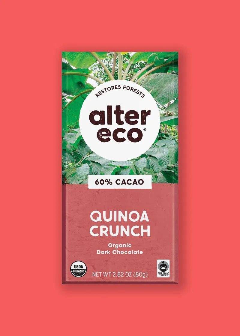 Fairtrade Ethical Organic Alter Eco Chocolate Bars