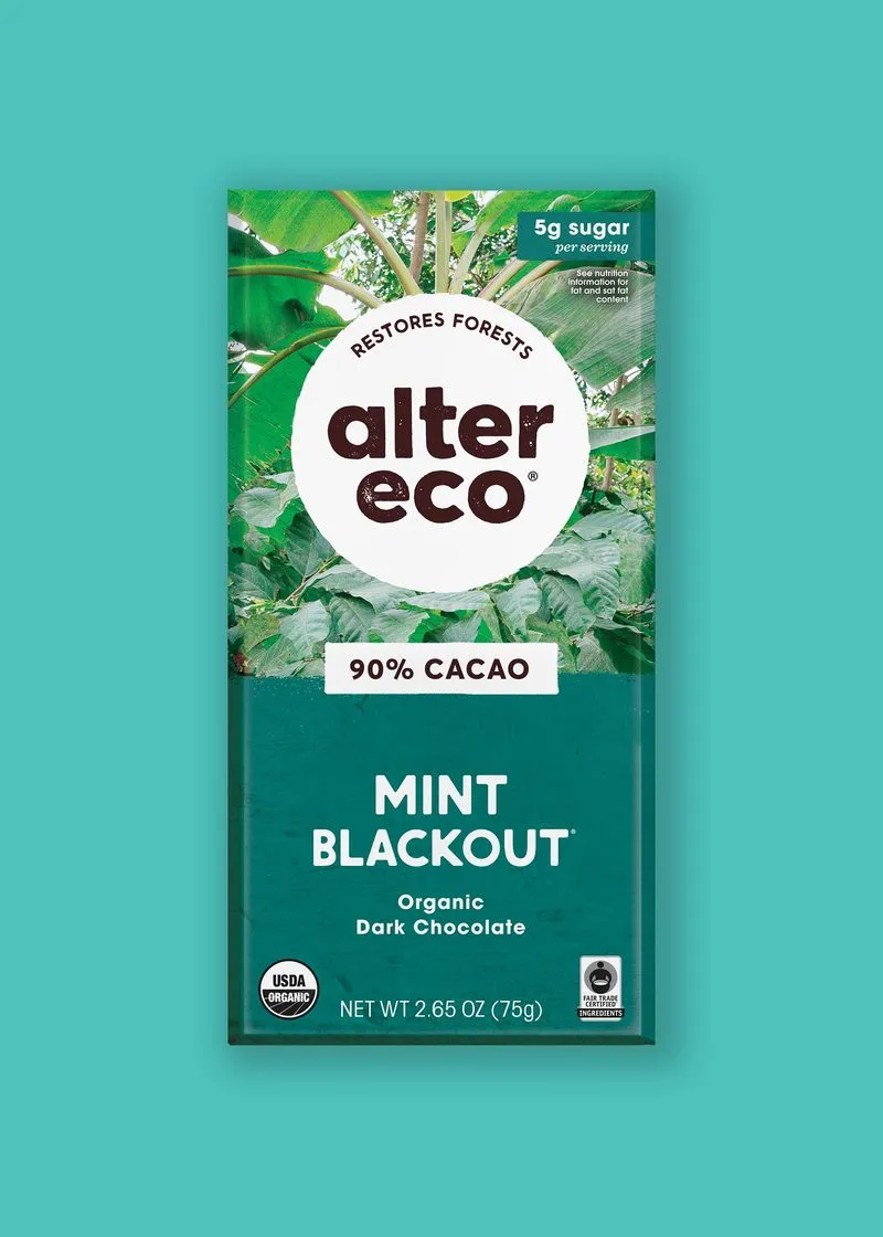 Fairtrade Ethical Organic Alter Eco Chocolate Bars