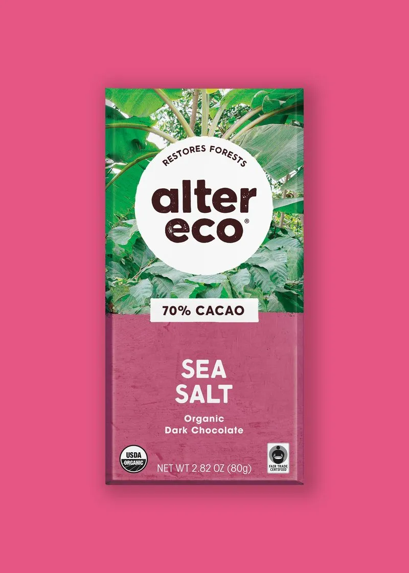 Fairtrade Ethical Organic Alter Eco Chocolate Bars