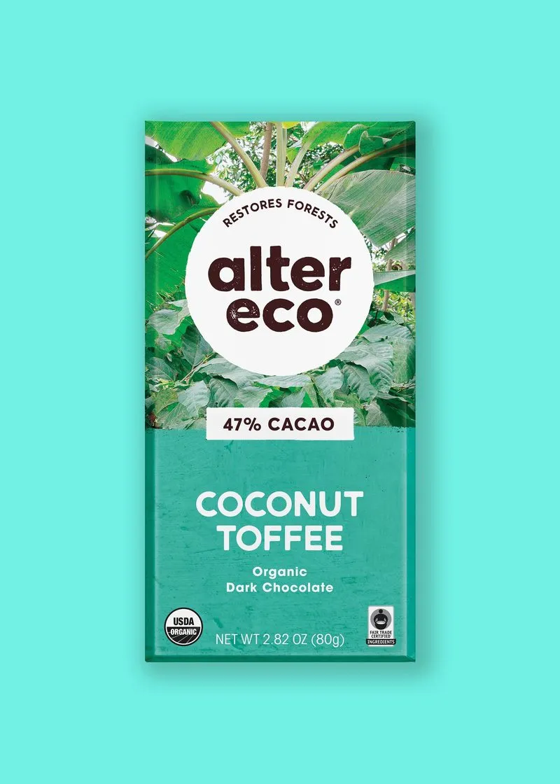 Fairtrade Ethical Organic Alter Eco Chocolate Bars