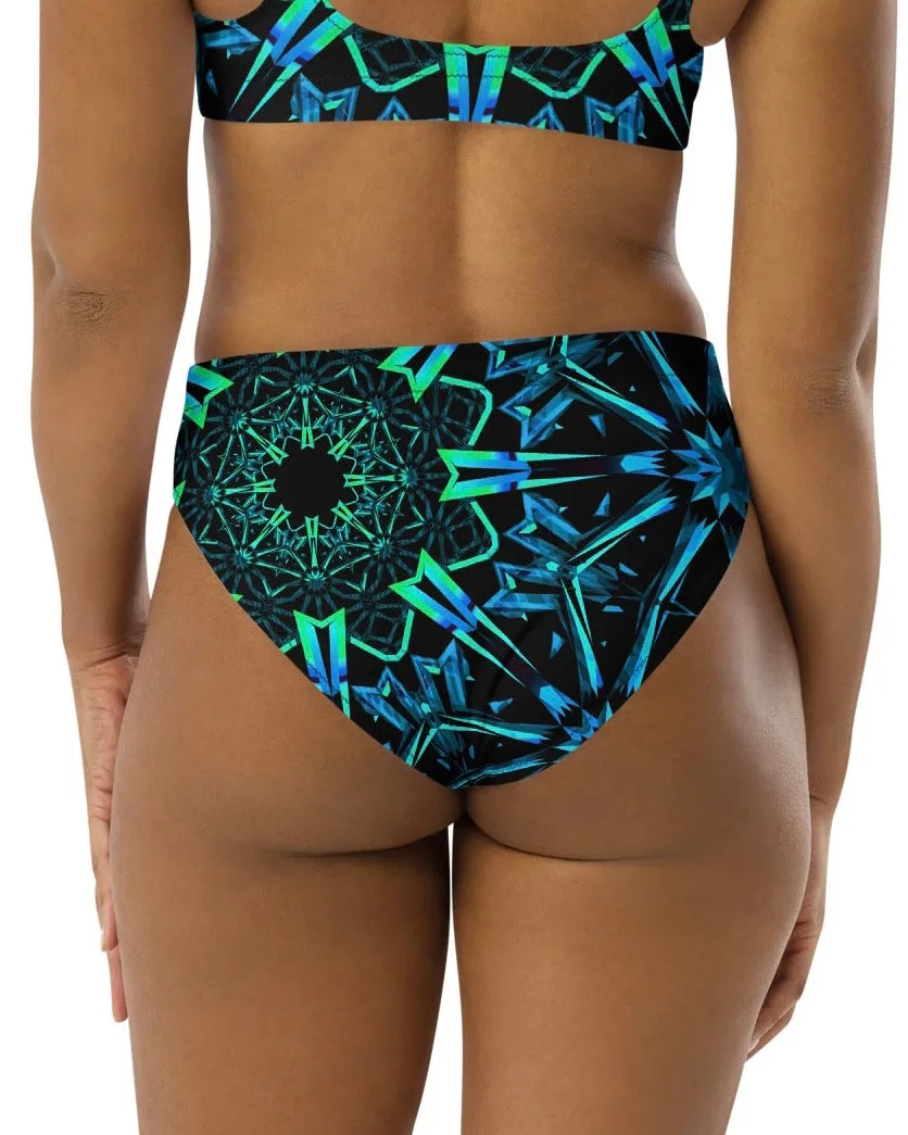 Fractals Recycled High-Waisted Bottoms