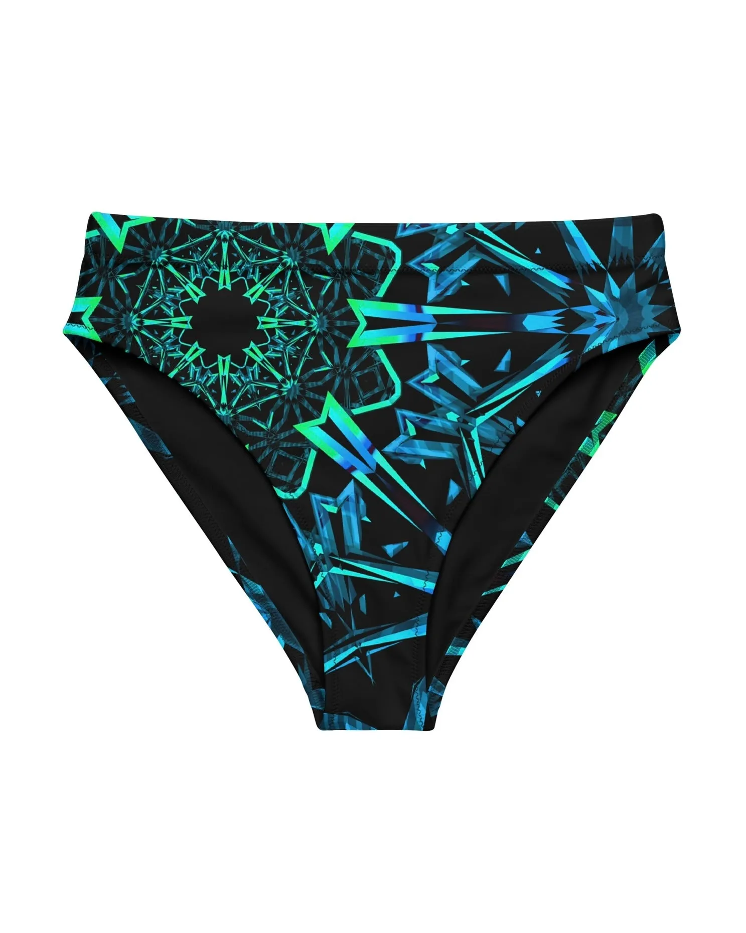 Fractals Recycled High-Waisted Bottoms