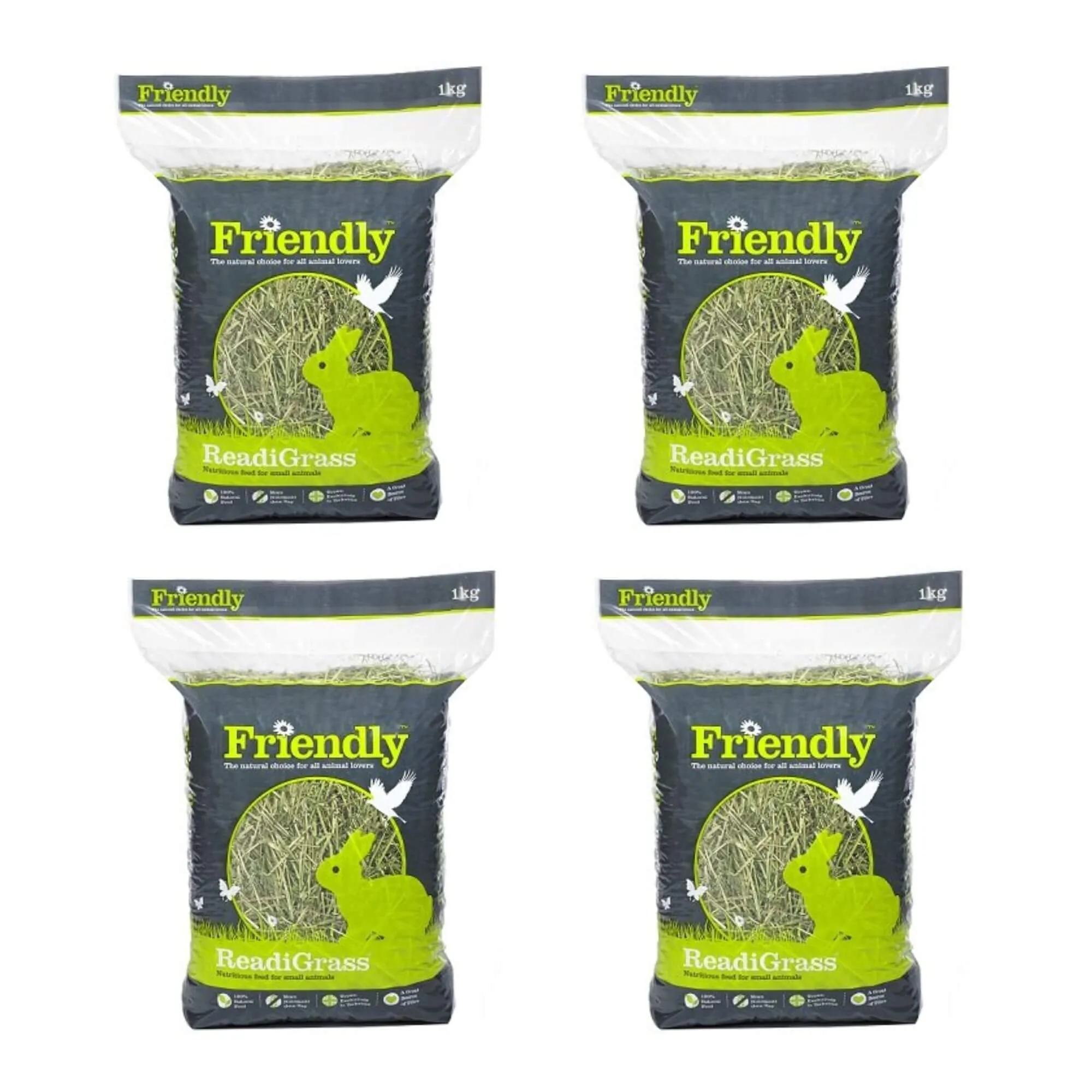 Friendly Readigrass Small Animal Feed 4 x 1kg