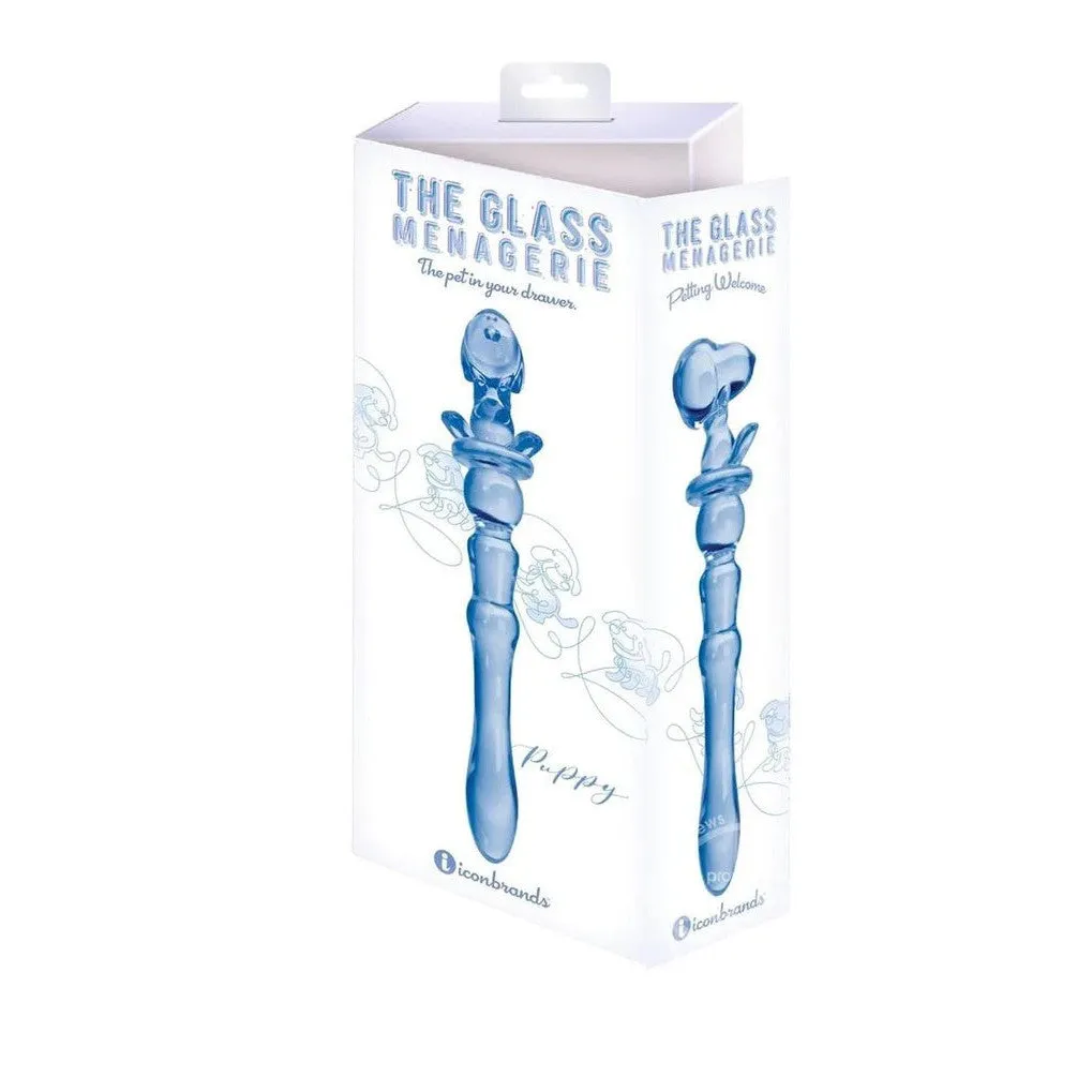 Glass Menagerie - Puppy Dildo - Blue