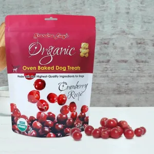 Grandma Lucy's Organic Oven Baked Dog Treats Cranberry Recipe