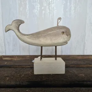 Heaven Sends Wooden Whale Decoration