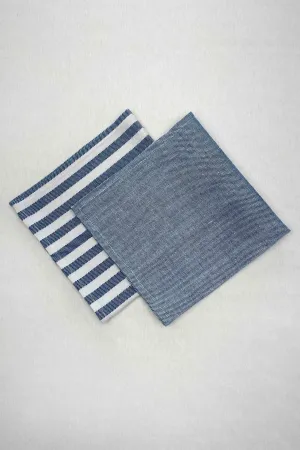 Indigo Organic Cotton/Linen Napkins