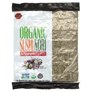 J Basket Organic Sushi Nori, Roasted