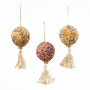 Kalamkari Ball Ornament