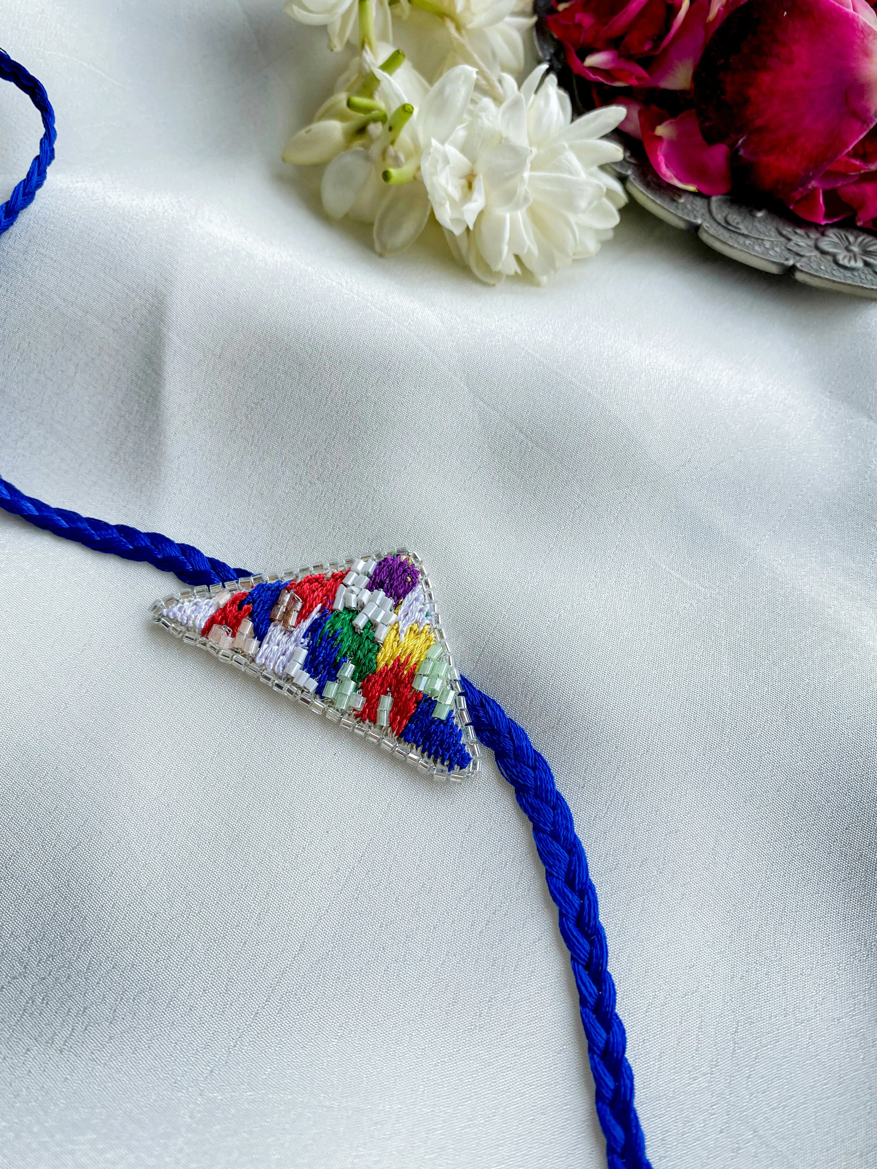 Kaleidoscope Embroidered Rakhi