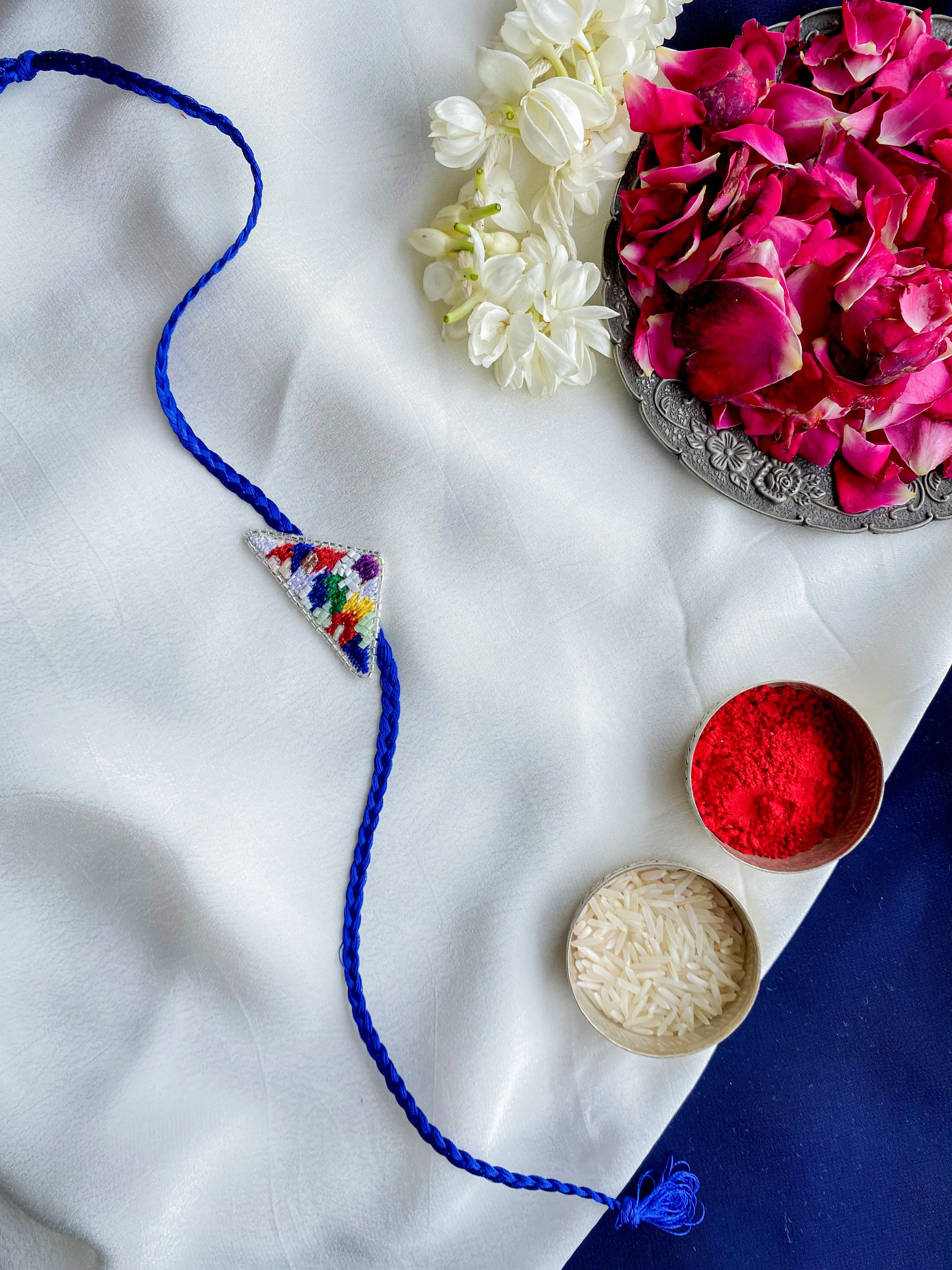 Kaleidoscope Embroidered Rakhi