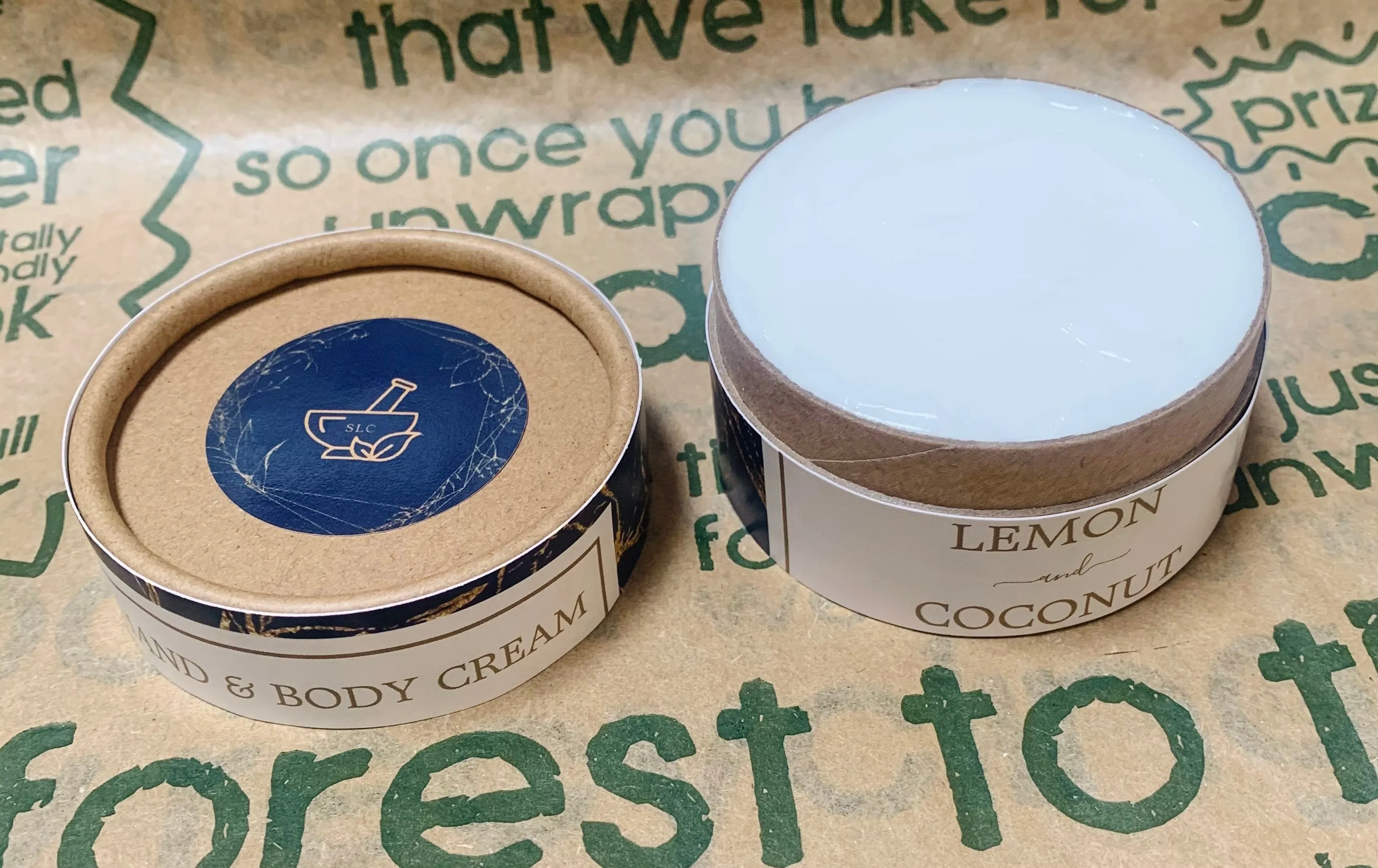 Lemon and Coconut Hand and Body cream