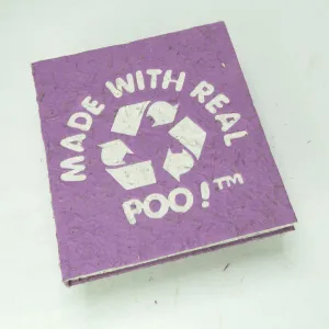 Made With Real Poo! - Purple - Eco-friendly Journal