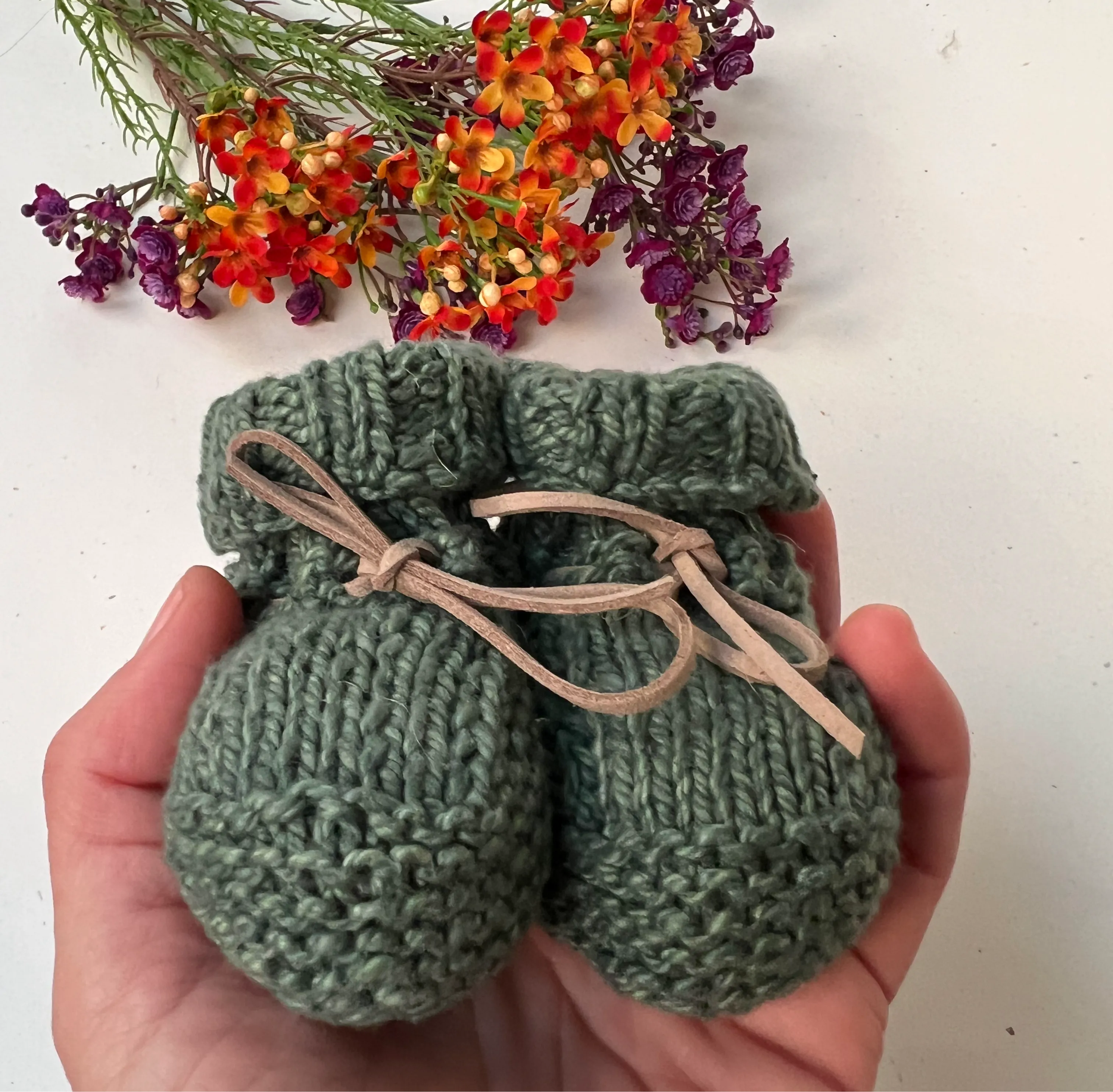 Merino Baby Booties