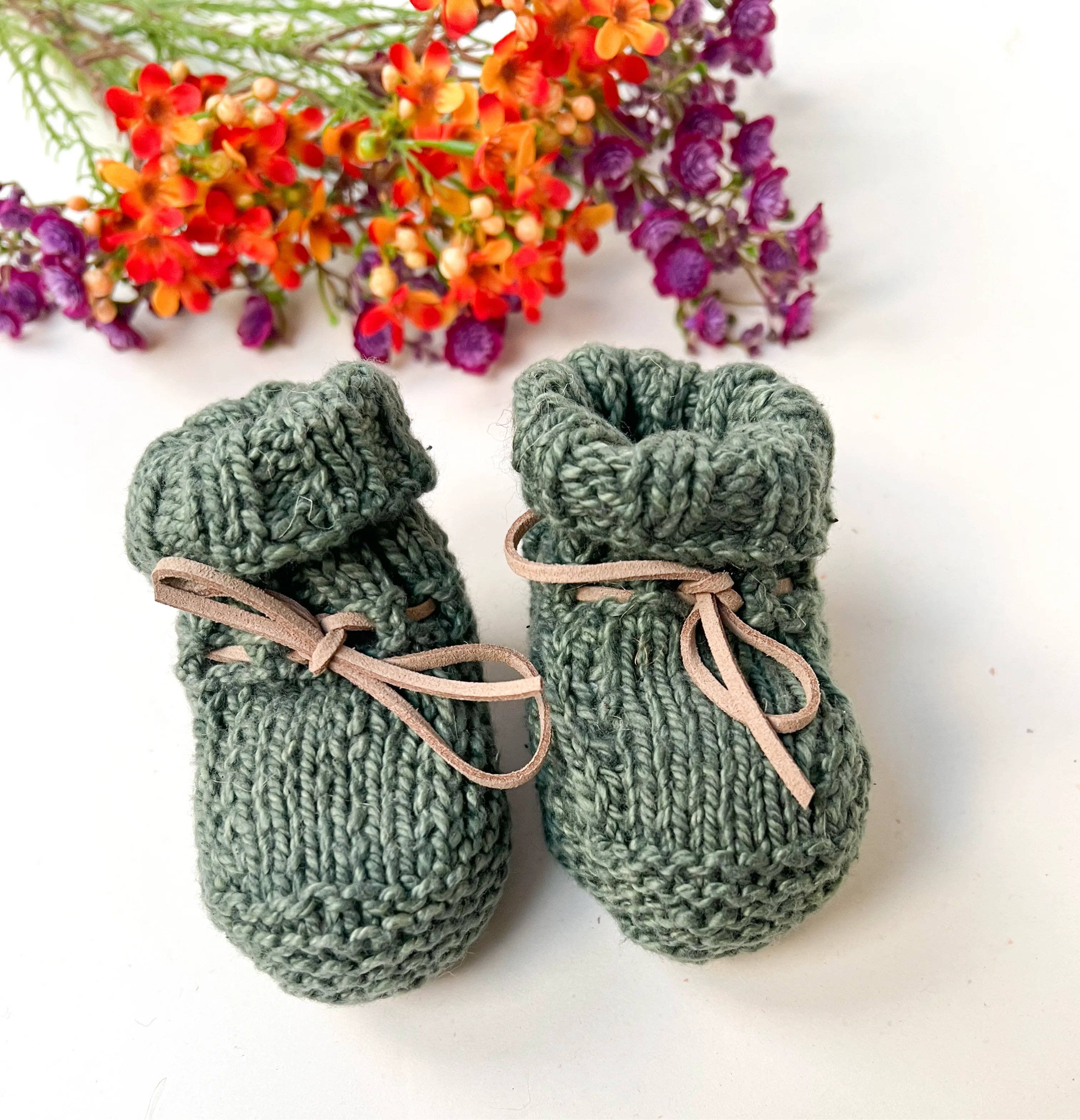 Merino Baby Booties