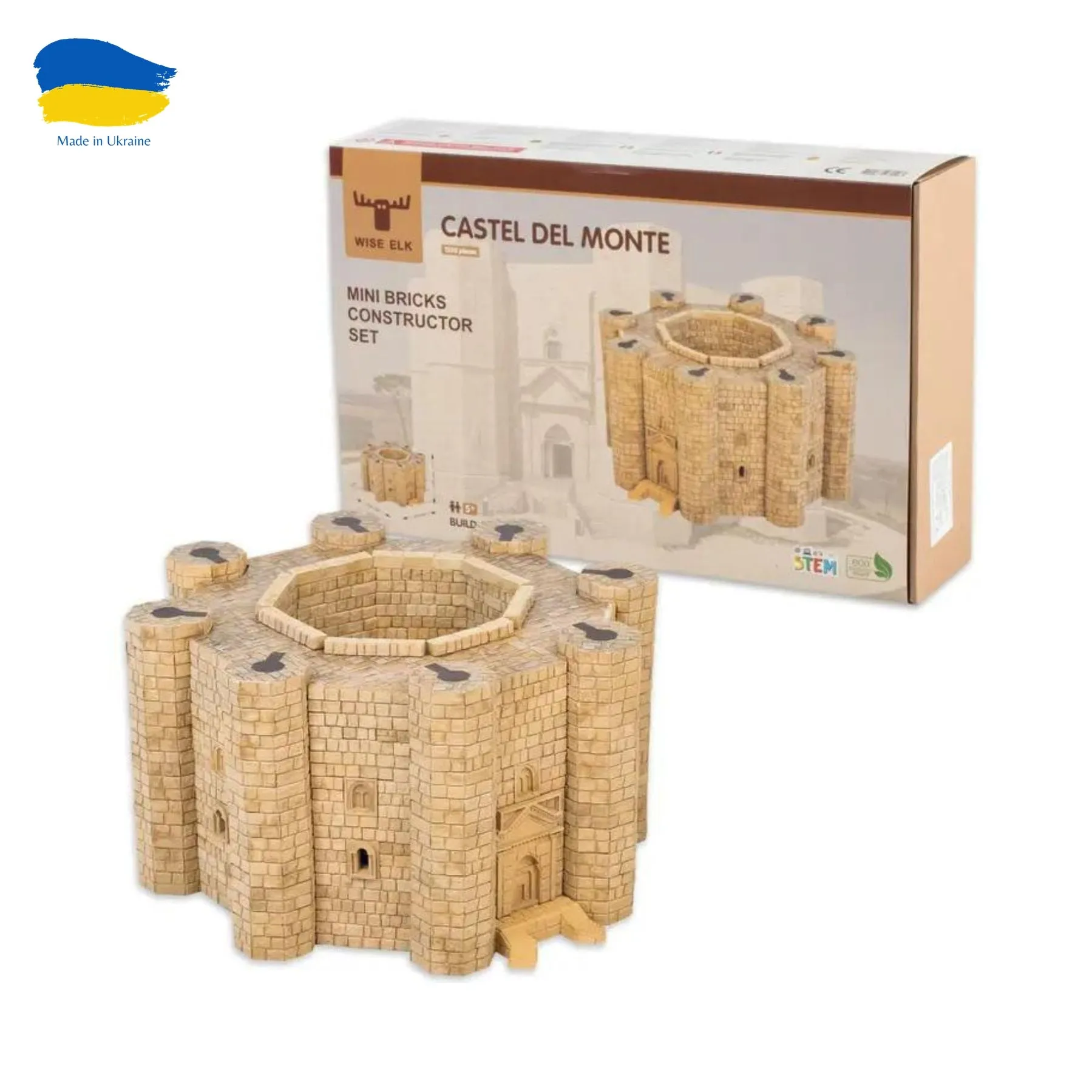 Mini Bricks Constructor Set, Castel Del Monte