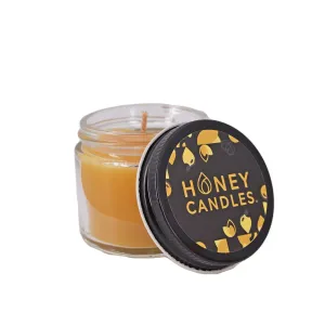 Natural Beeswax Candle Jar