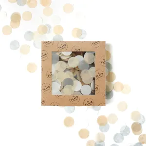 Natural Handcut Confetti Box