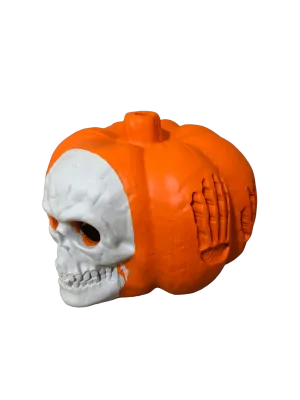 Natural Rubber Skull Pumpkin Treat Release Toy