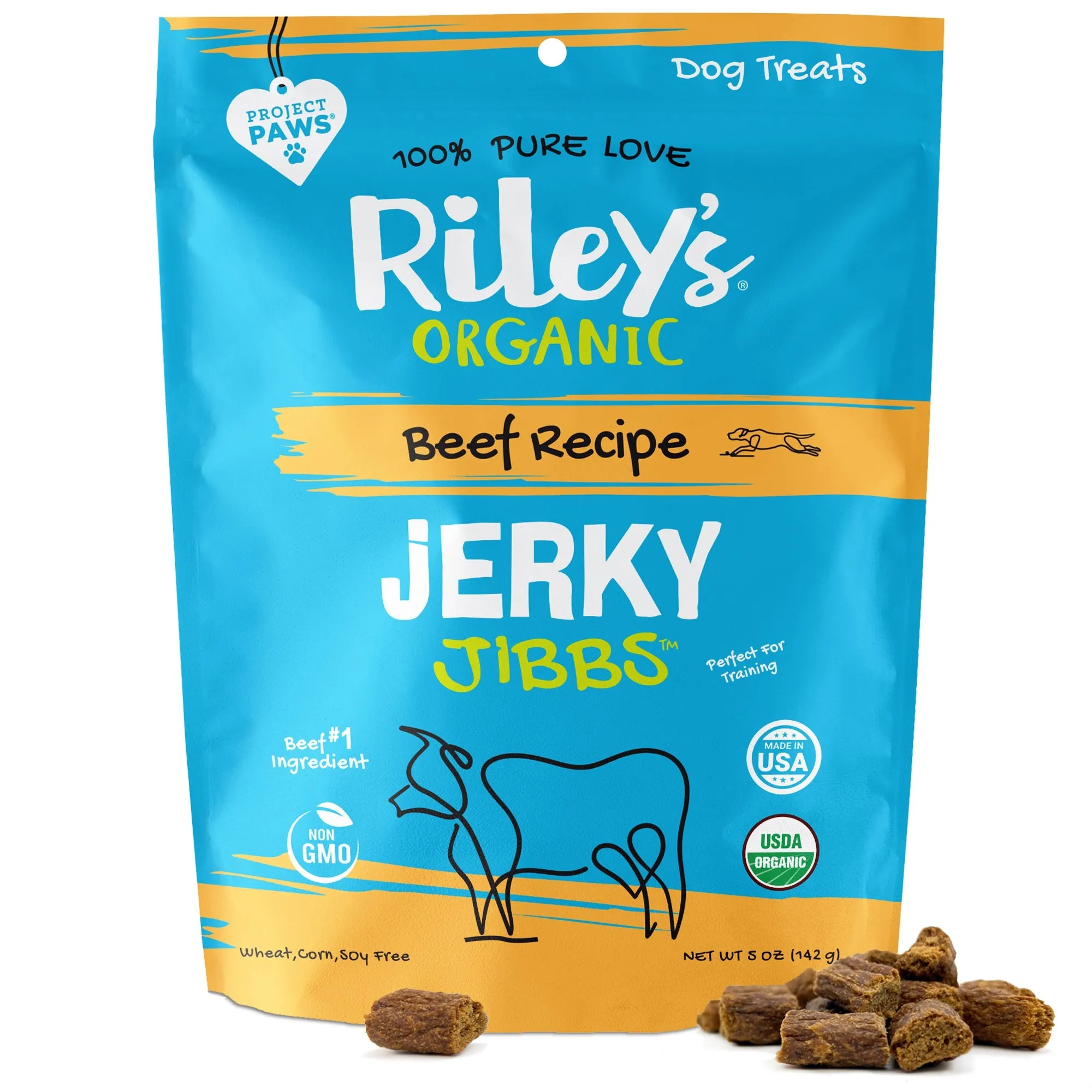 Organic Beef Jerky Jibbs (5oz)