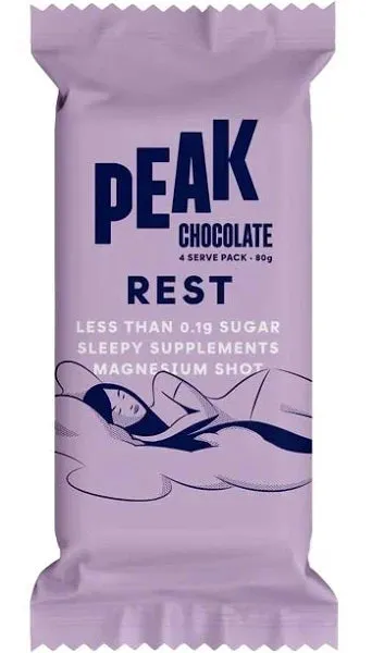 PEAK CHOCOLATE Dark Chocolate Bar Energy