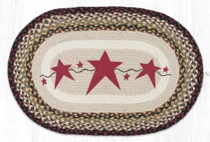 Primitive Stars Burgundy Jute Rug