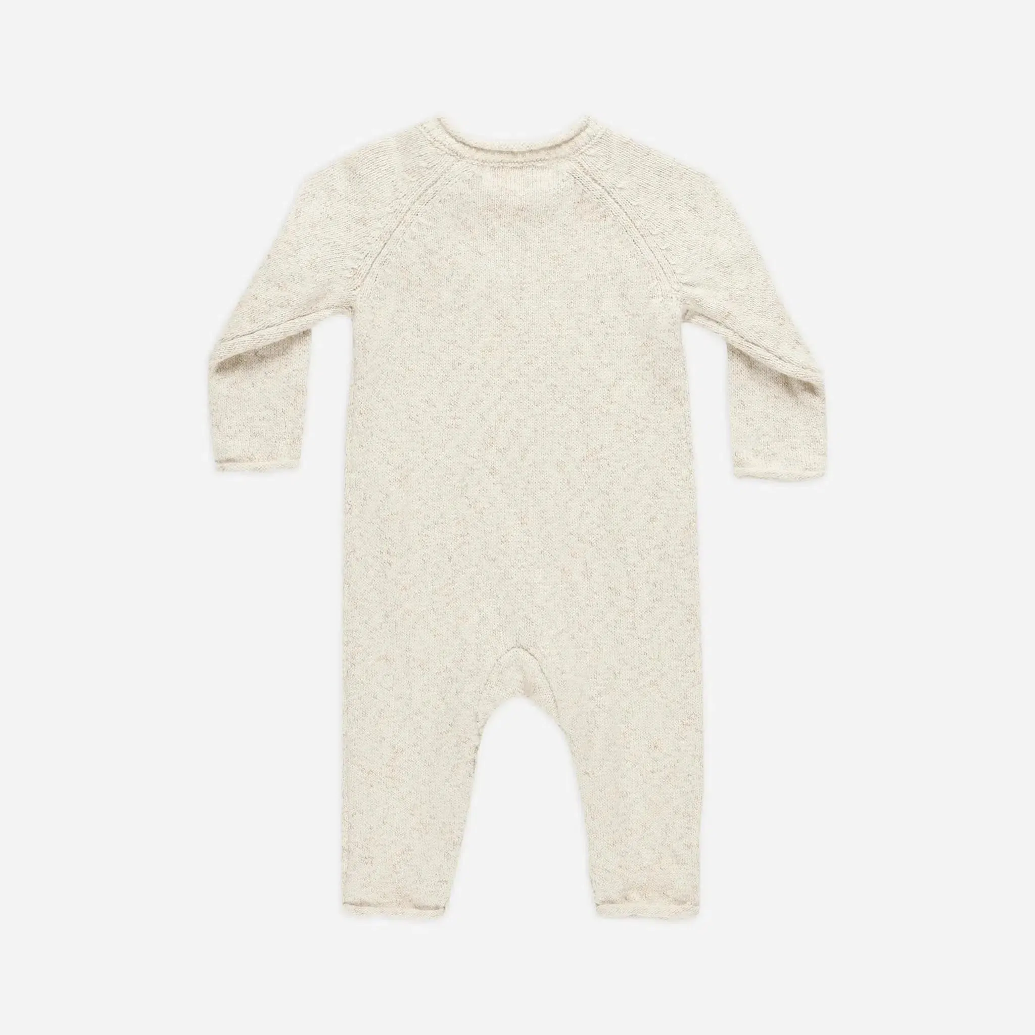 Quincy Mae - Organic Knit Jumpsuit - Speckled Natural