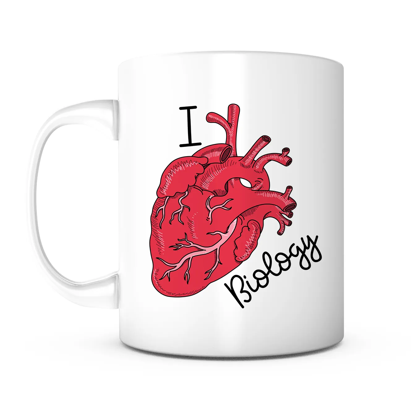 "I Heart Biology" Mug